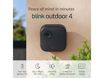 Blink Outdoor 4 y Timbre 2K+ (1 cámara)